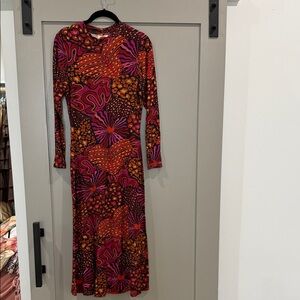 FARM Rio Vibrant Long Sleeve Dress